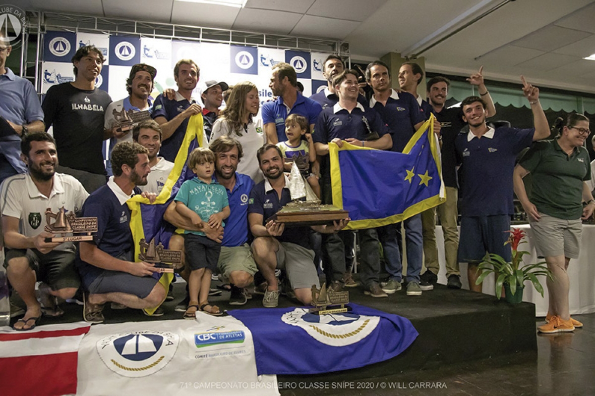 Velejadores do ICRJ conquistam campeonato e vice-campeonato no Brasileiro de Snipe