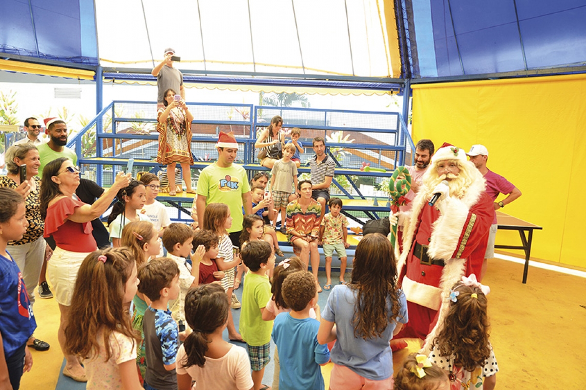 Festa infantil inicia temporada natalina