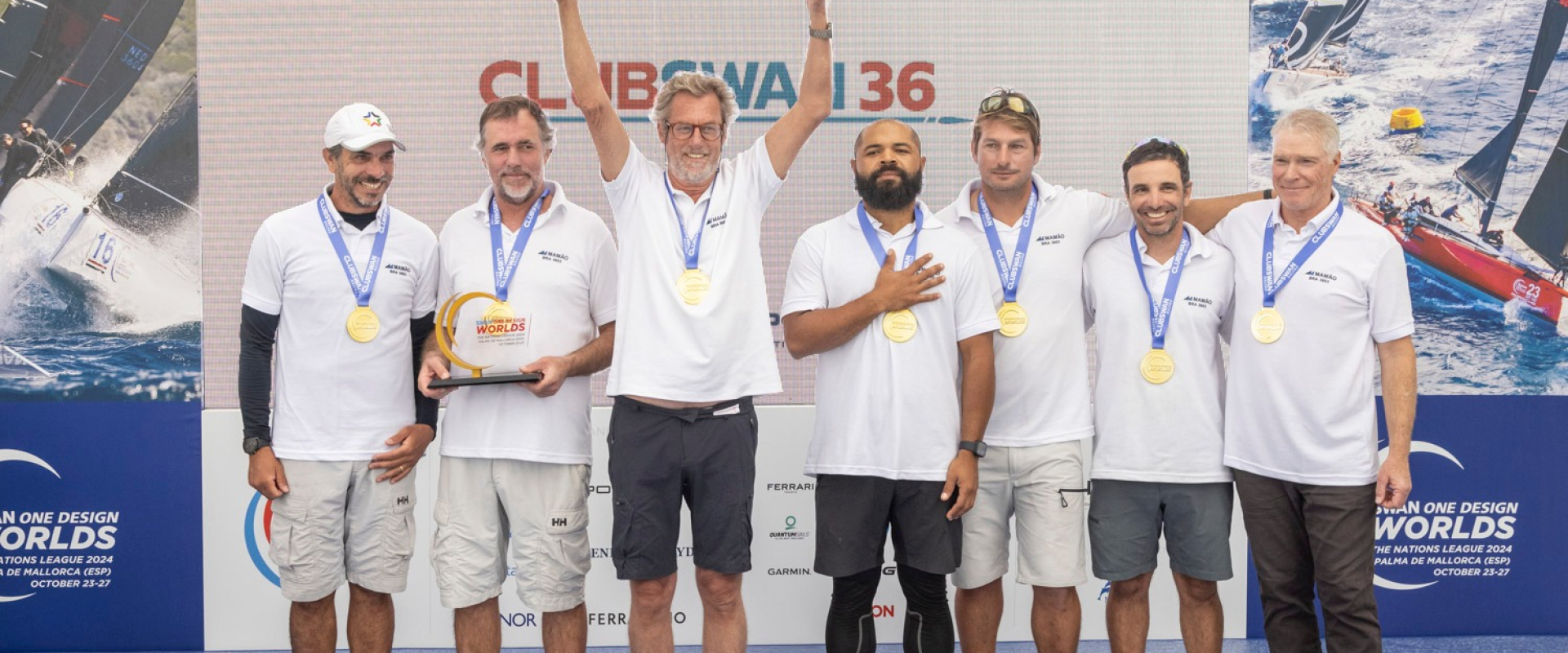 Veleiro Mamão é bicampeão mundial de ClubSwam 36