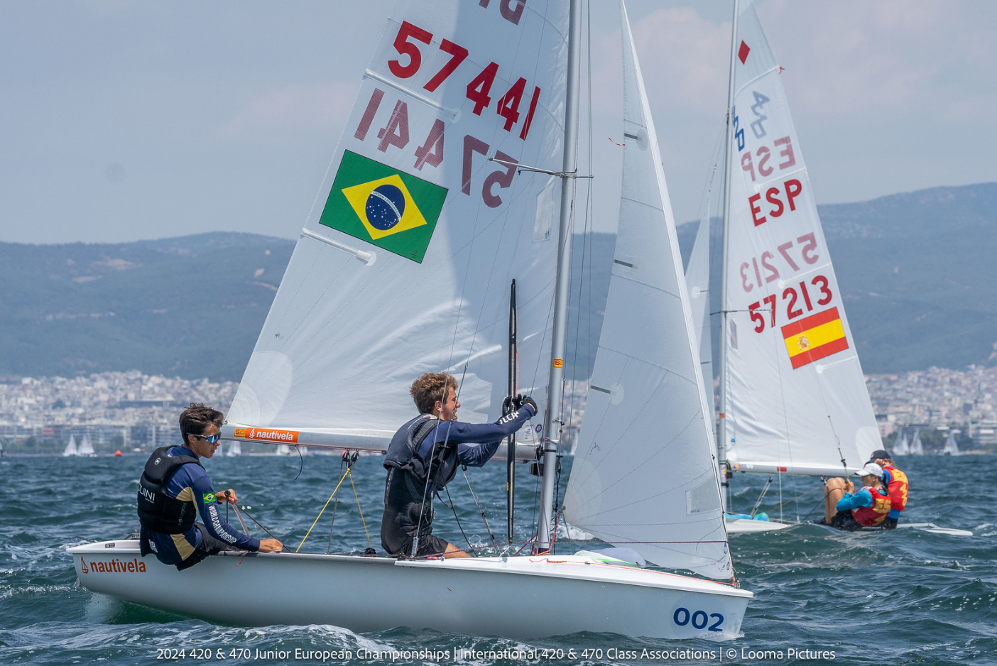 Said Royo e Axel Vergueiro destacam-se na classe 420 Open