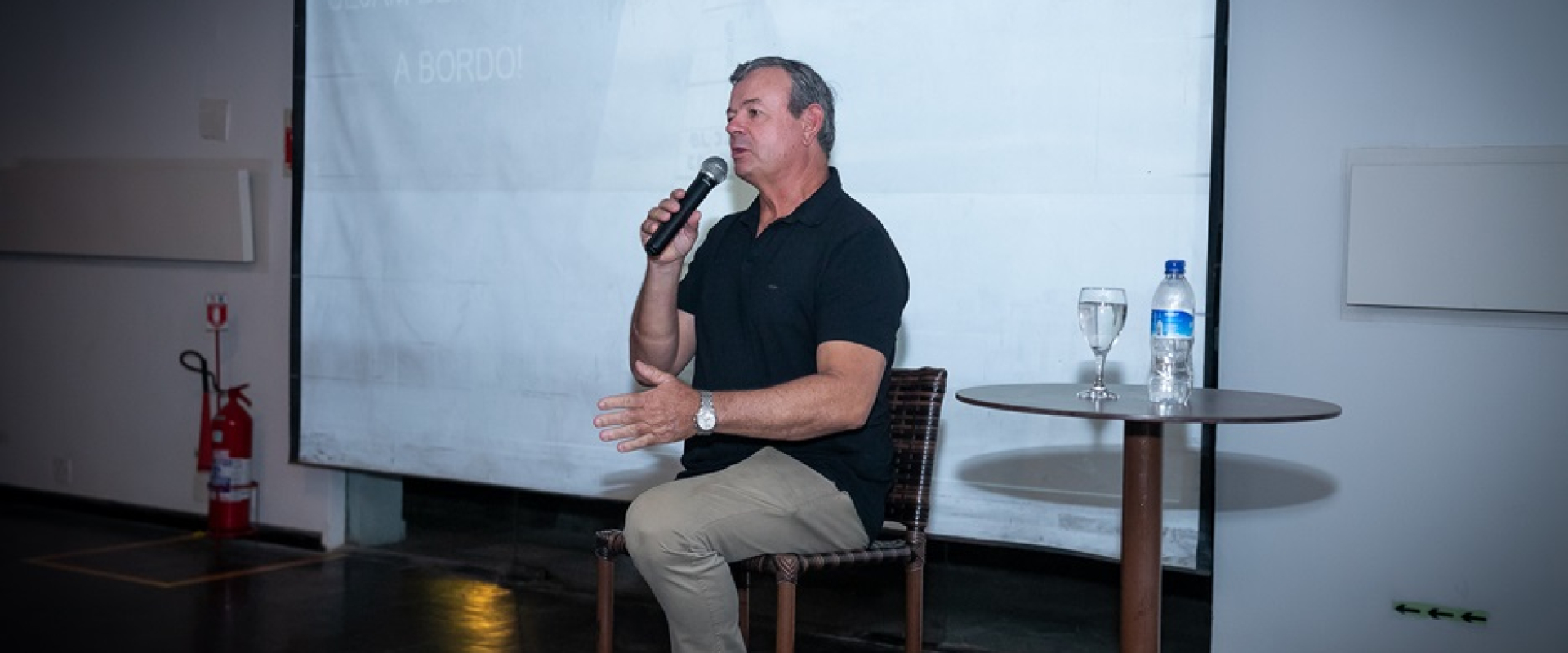 Lars Grael emociona público em palestra