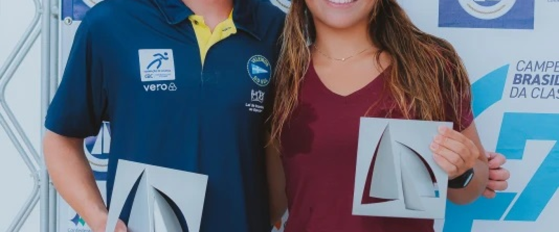 Gustavo Glimm e Luisa Madureira ocupam pódio do Brasileiro de 470