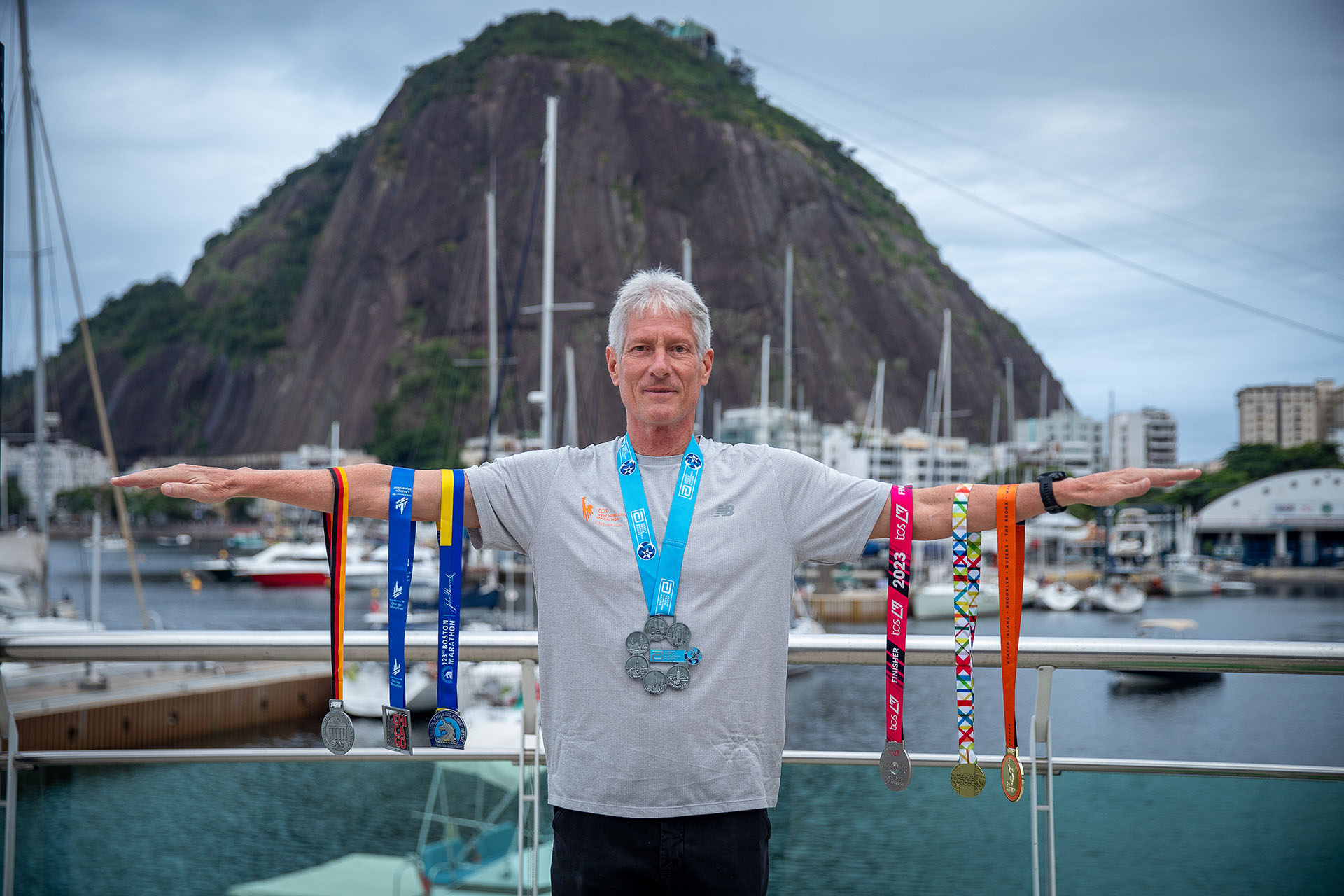 Peter King completa as seis maiores maratonas do mundo