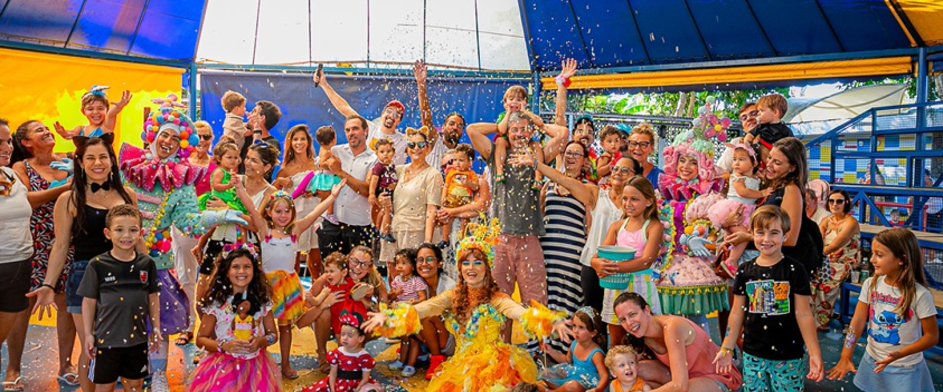 Bloquinho infantil de carnaval agita o clube