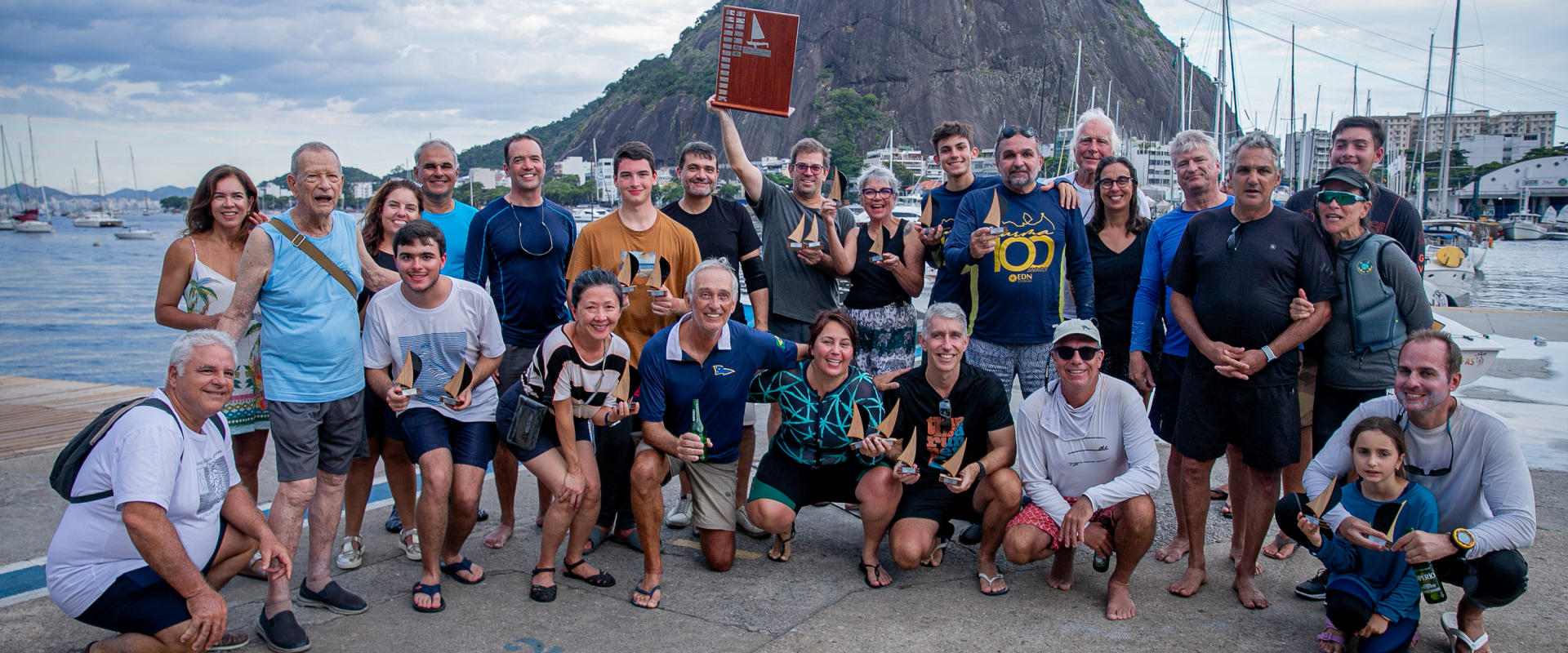 Flotilha do ICRJ prestigia a Regata Kurt Juergen da Classe Dingue