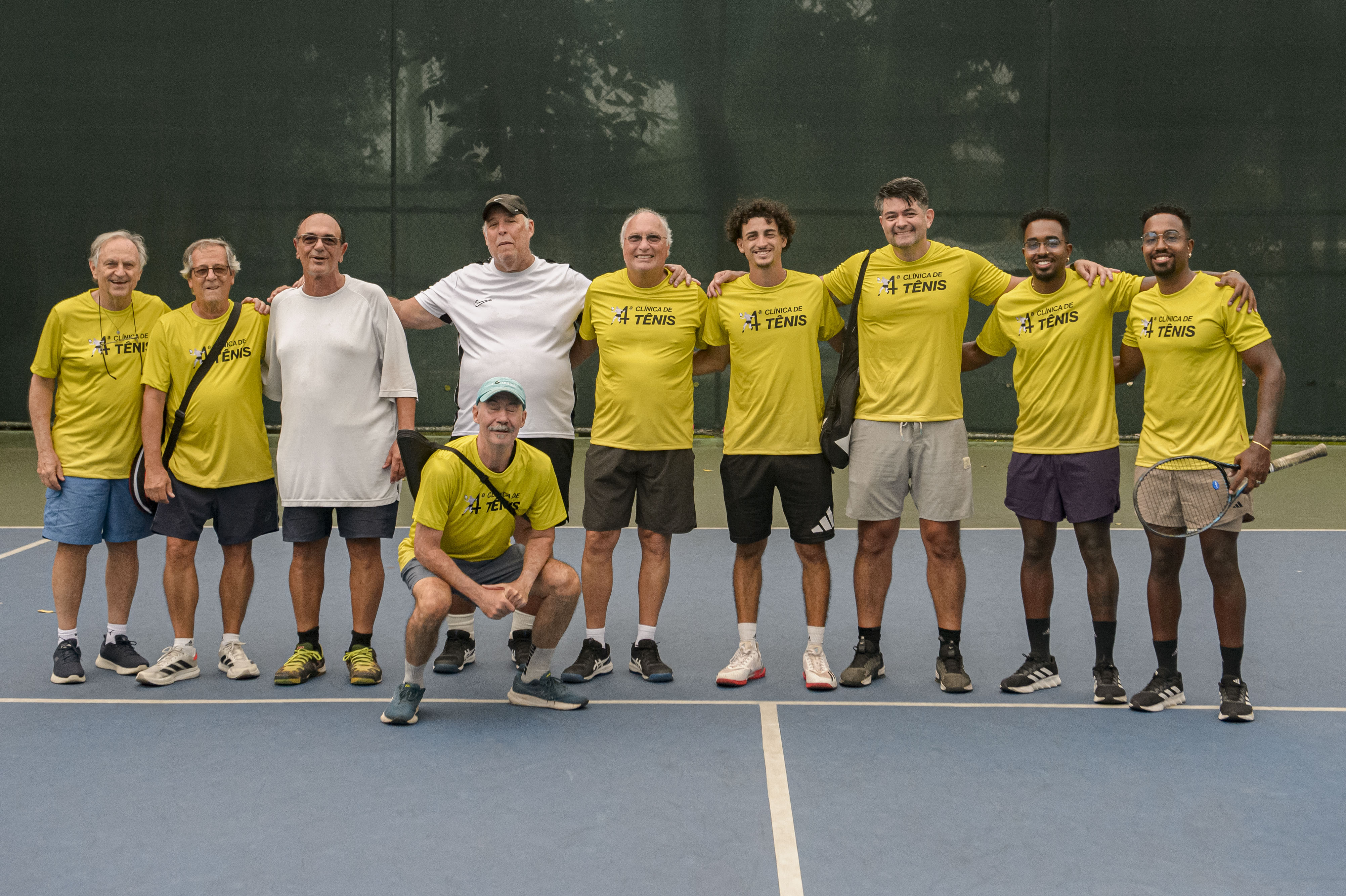 Quarta edição da Clínica de Tênis movimenta as quadras da sede