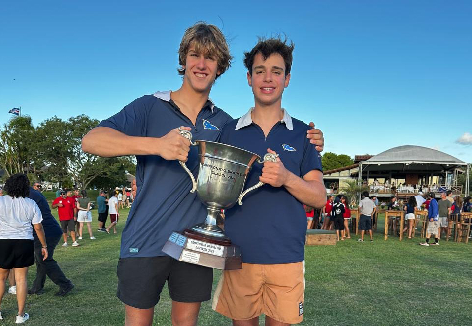 Zion Brandão e João Vicente Joppert conquistam título brasileiro da classe 29er