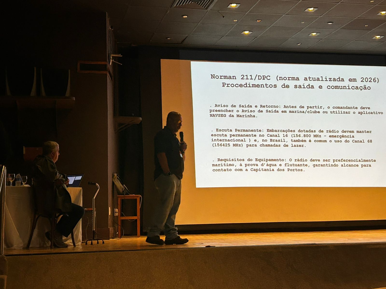 Sala Rádio promove encontro sobre normas e segurança na navegação