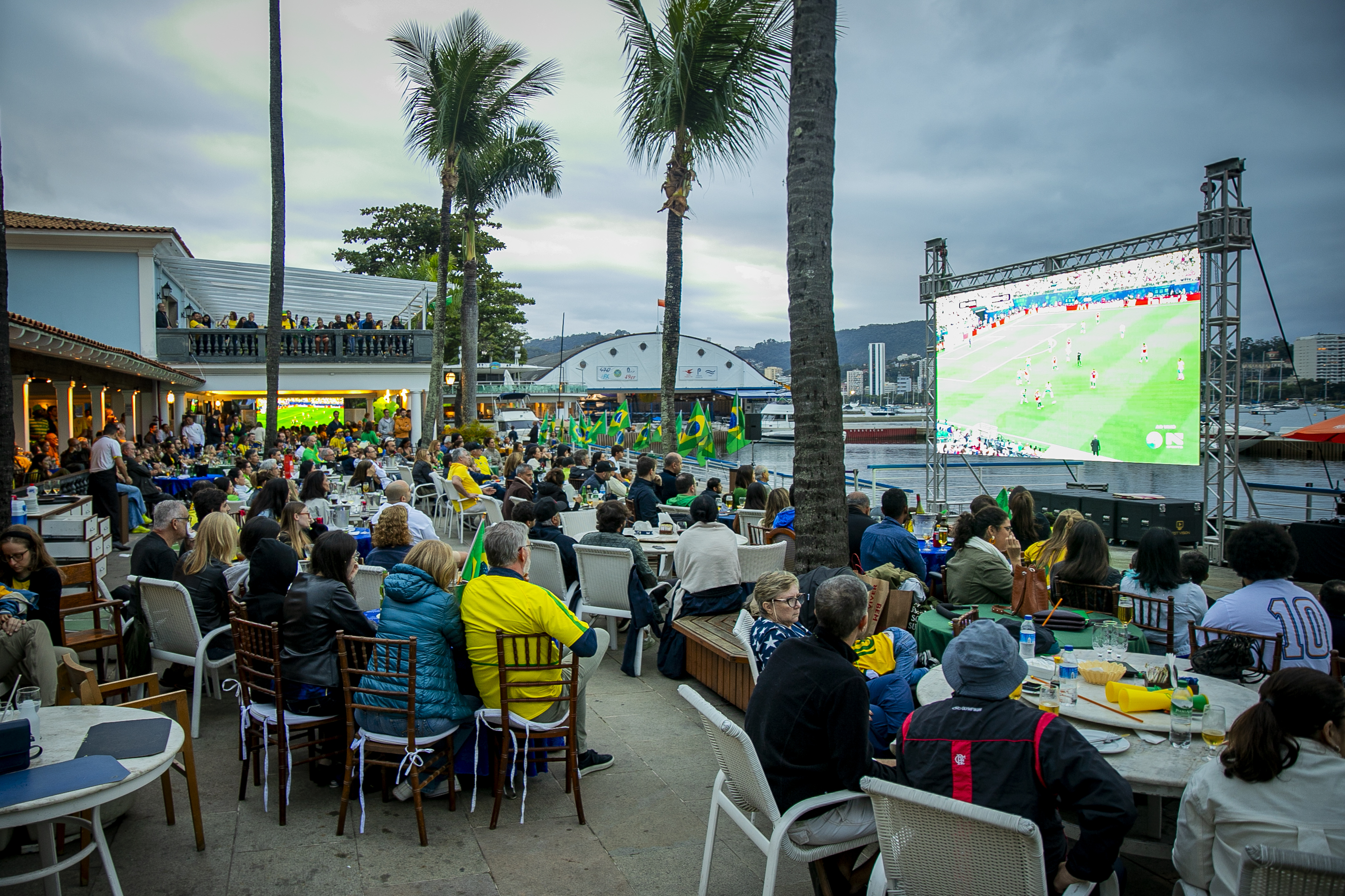 Arena Iate reúne associados para acompanhar a Copa do Mundo